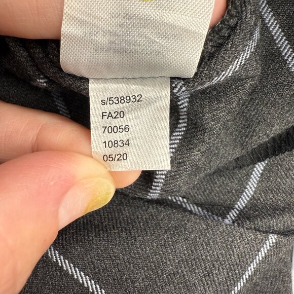 NWT Women's LOFT Windowpane Wide Leg Trouser Pants | Size 14 - Picture 10 of 10